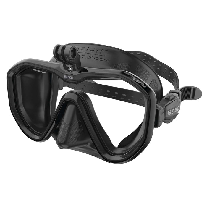 Máscara de buceo Appeal Asian Fit Pro Negra Seac 75-76N-SBL