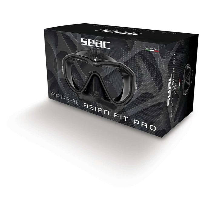 Máscara de buceo Appeal Asian Fit Pro Negra Seac 75-76N-SBL