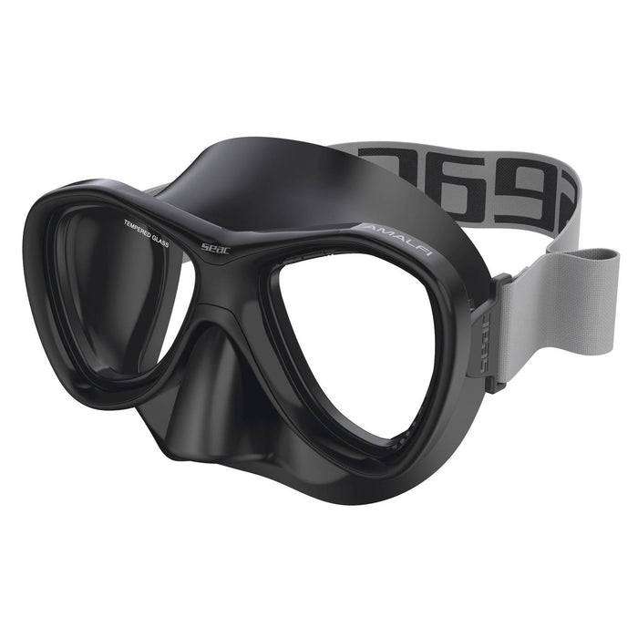 Maschera Snorkeling Amalfi Nero Seac 75-79N-SBL