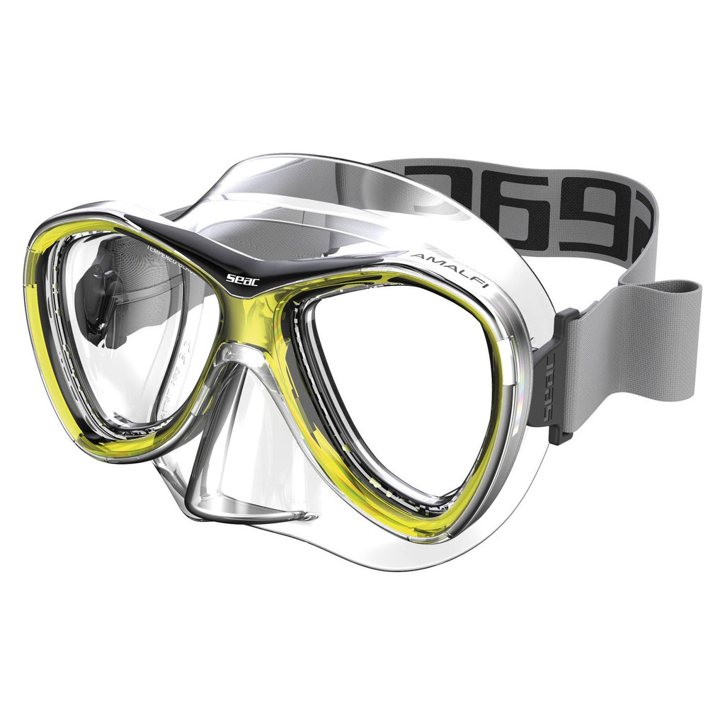 Maschera Snorkeling Amalfi Gialla Seac 75-79Y-SKL