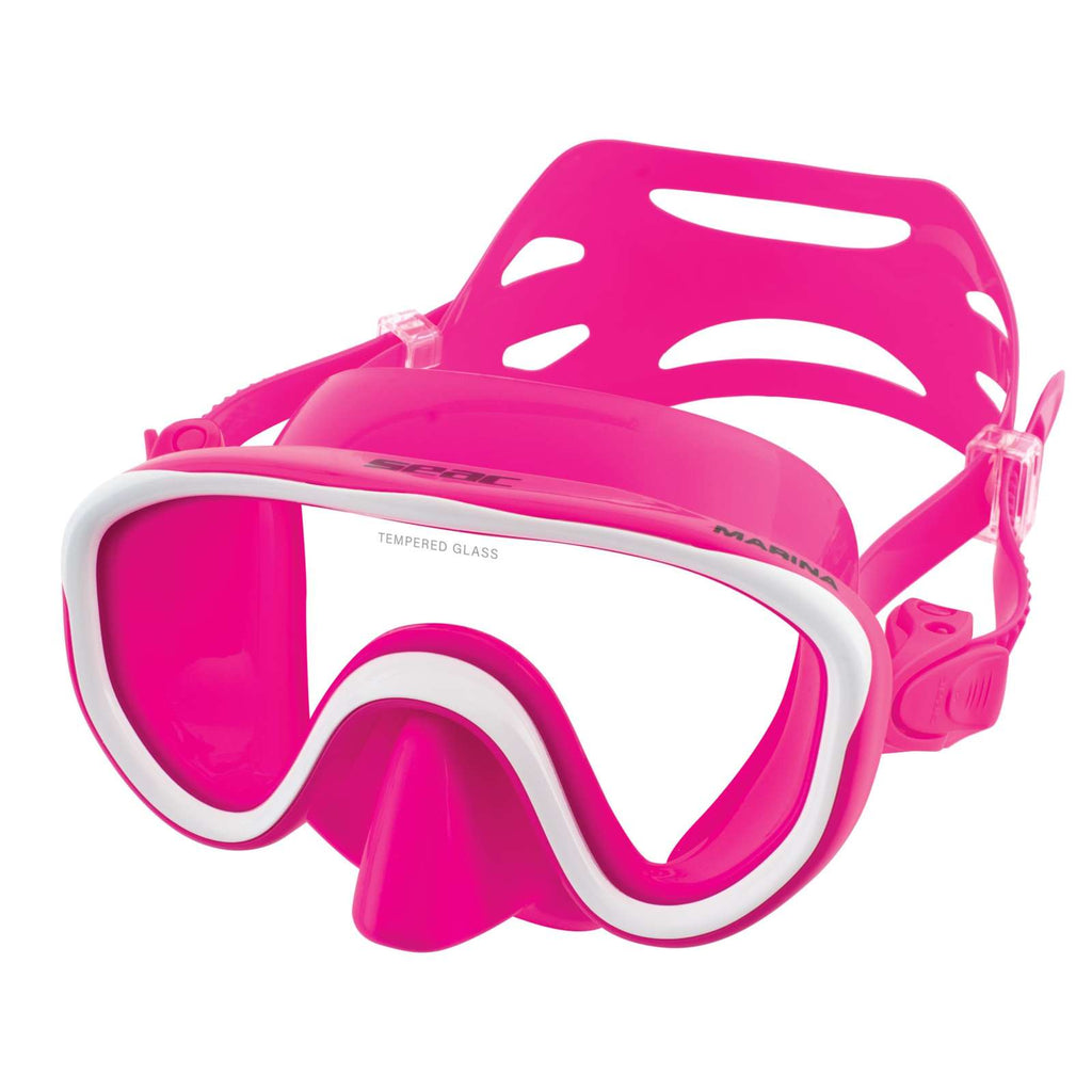 Maska do nurkowania Snorkeling Marina Kids Pink Seac 75-7P-SPI