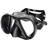 Máscara de buceo y snorkel Iena Negro-Plata Seac 75-8NS-SBL
