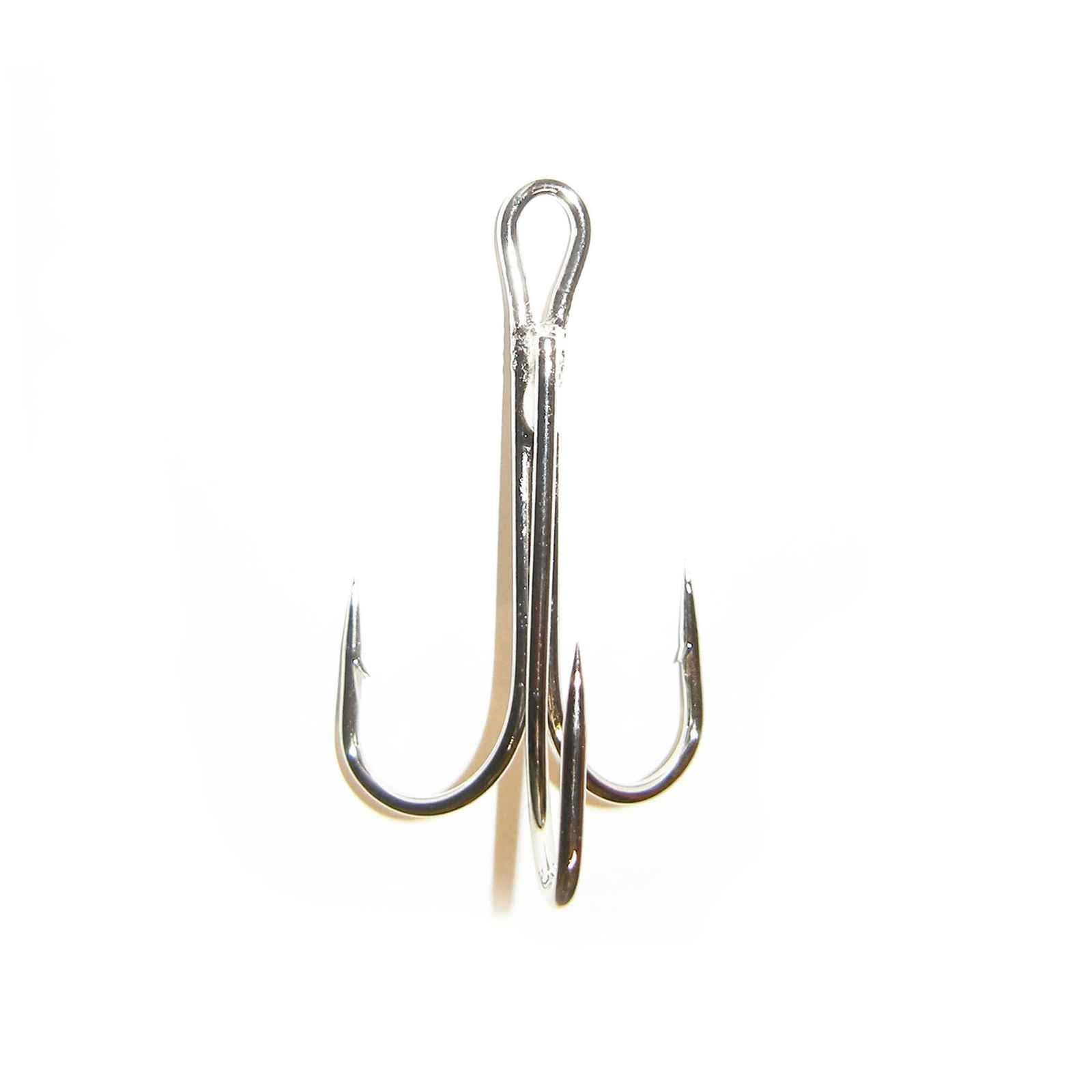 Nickeled Triple Hooks 50pcs Size 6-0 Lineaeffe 7610006 Nickeled Triple Hooks 50pcs Size 6-0 Lineaeffe 7610006