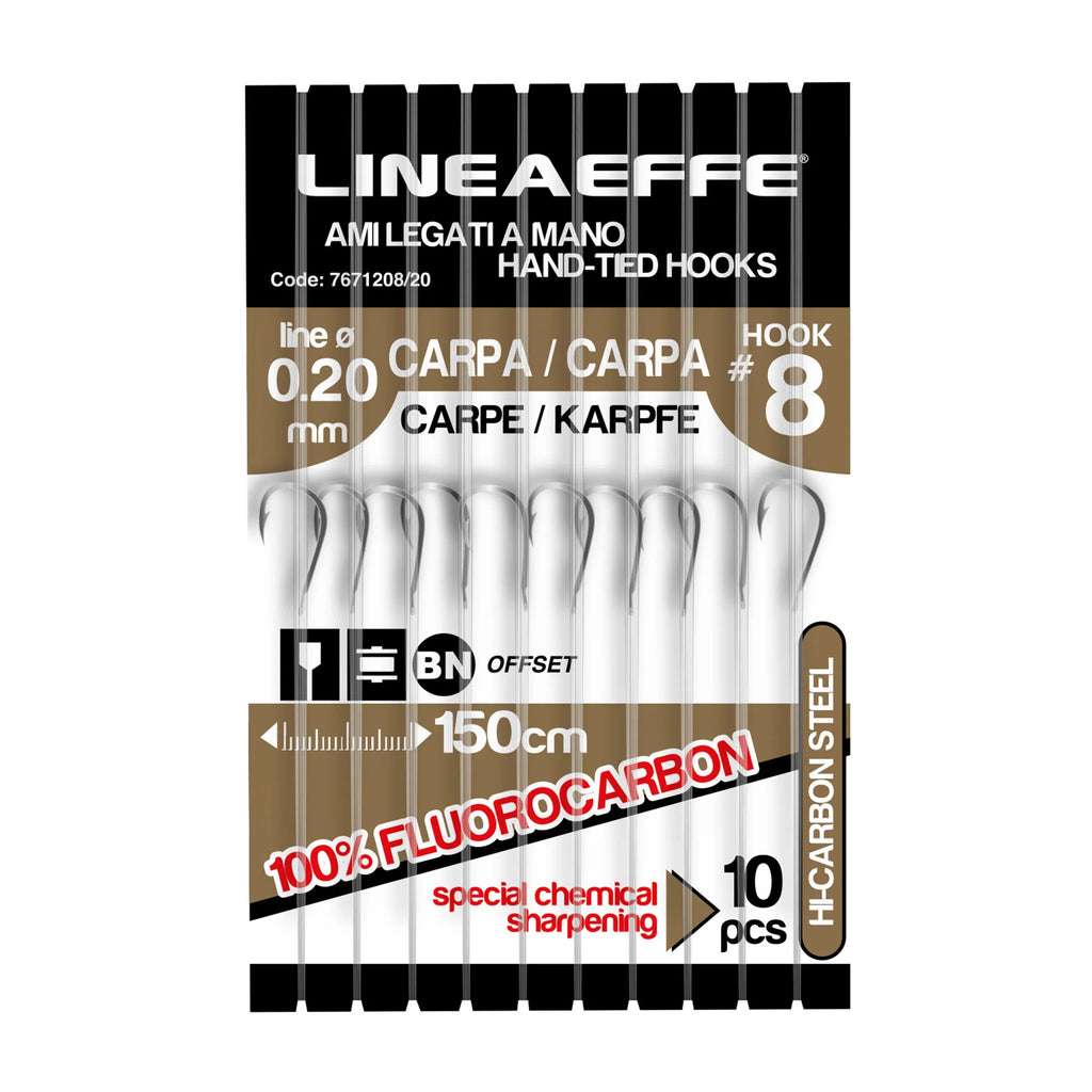 Fishing Hooks Lineaeffe Hooks To Fluorocarbon Hi Quality Carp CM150