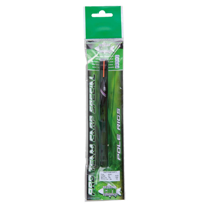 Rig de pesca Pro Team 6 4m Flotador 4x14 Tamaño 14 Lineaeffe 7856906