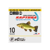 Anzuelos de Pesca Kaptura Chinu Dosuki Ringed Tamaño 6 Pesca Ferrari 7953806