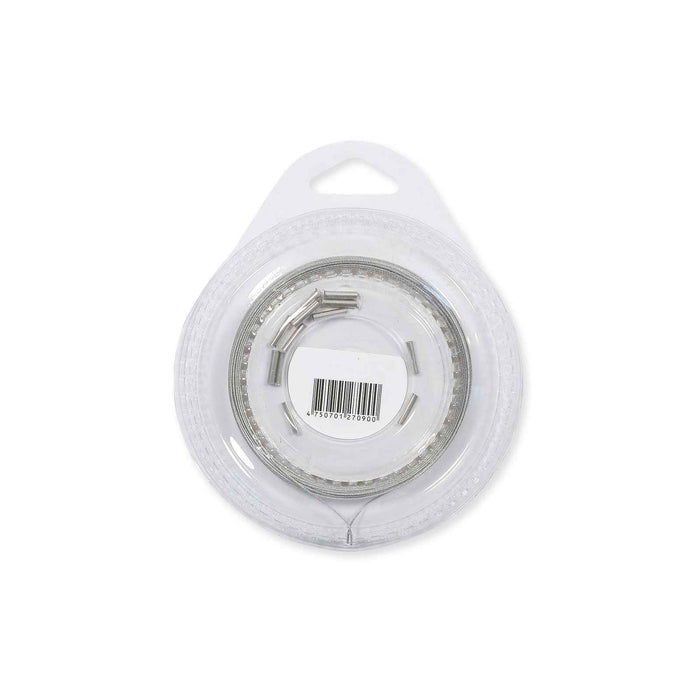 Bobina de alambre recubierta gris 1x7 10m 80kg Lineaeffe 7990180