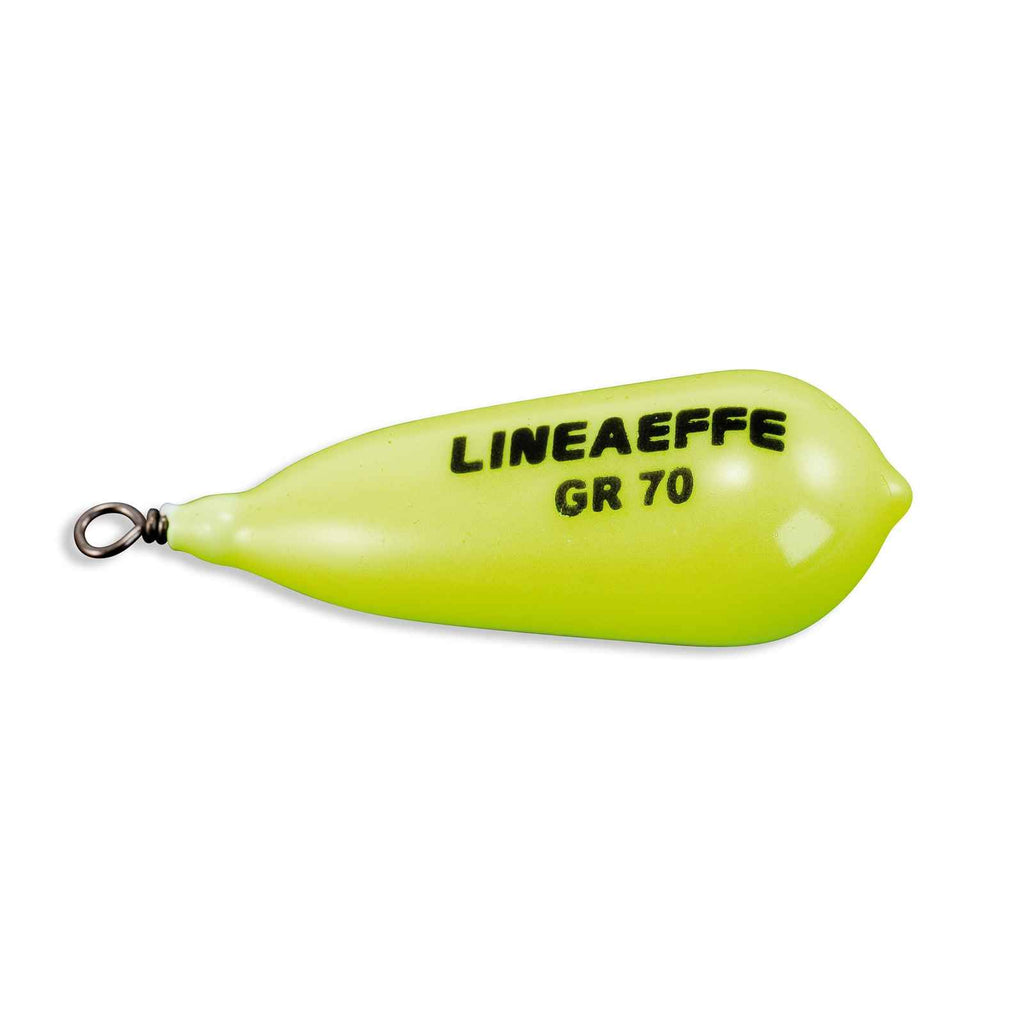 Pear Fishing Lead With Swivel Yellow 20g Lineaeffe 8101020