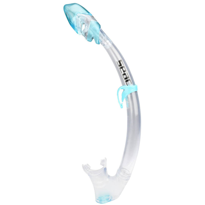 Tuba de snorkeling Tribe Dry Transparent-Turquoise Seac 84-33A-SKL