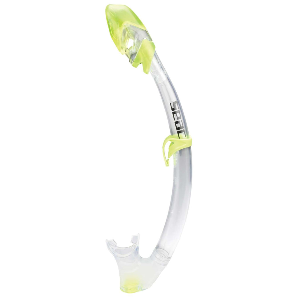 Tuba de snorkeling Tribe Dry Transparent-Jaune Seac 84-33Y-SKL