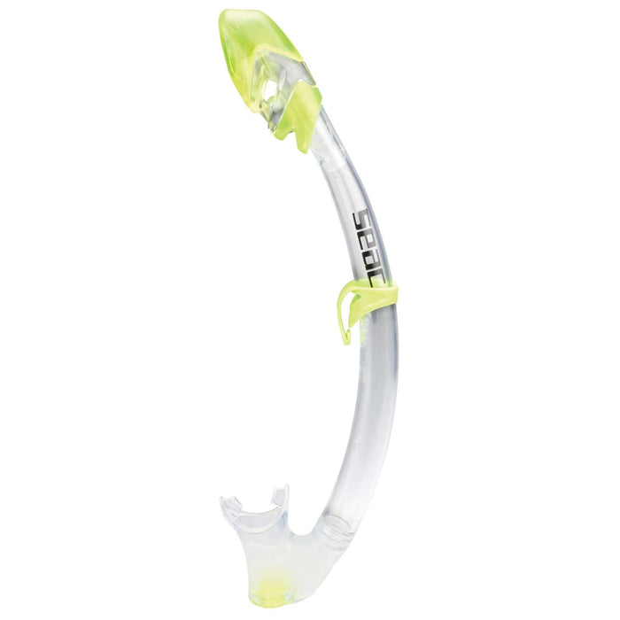 Tuba de snorkeling Tribe Dry Transparent-Jaune Seac 84-33Y-SKL
