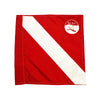 Bandera roja y blanca para sistemas de buceo Blu3