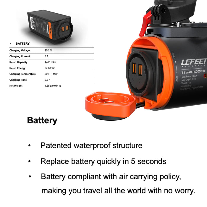 Battery for Lefeet S1/S1 Pro