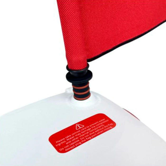 Red and white flag AirBuddy