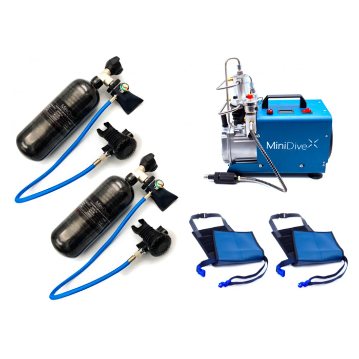 Systèmes de plongée Carbon Max 2L Harnais MiniDive