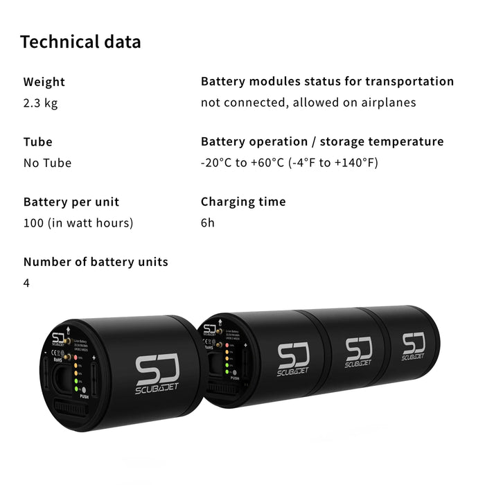 Batteries Intelligentes Scubajet