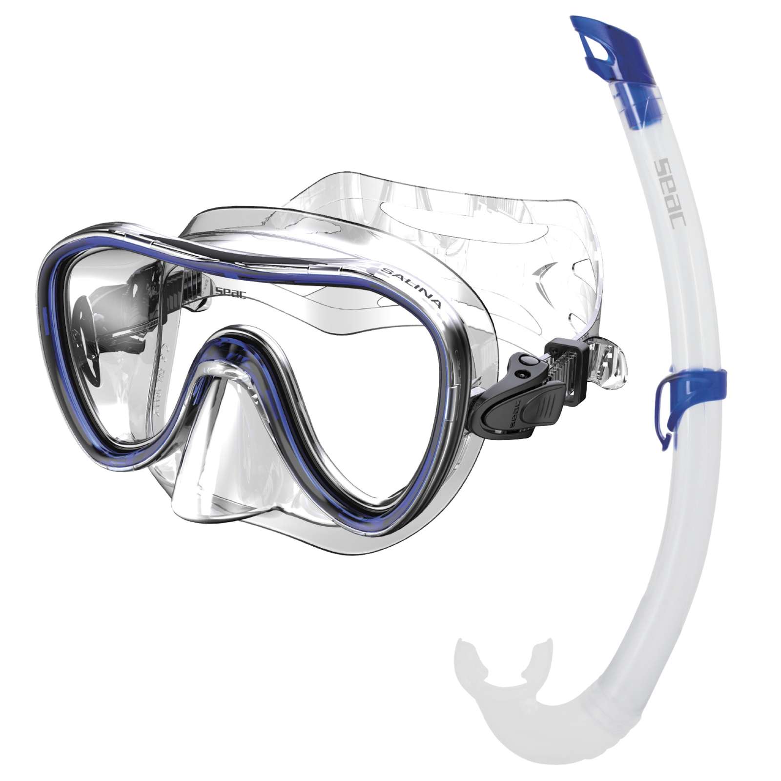 top snorkeling gear Seac Salina Top Snorkeling Set Clear