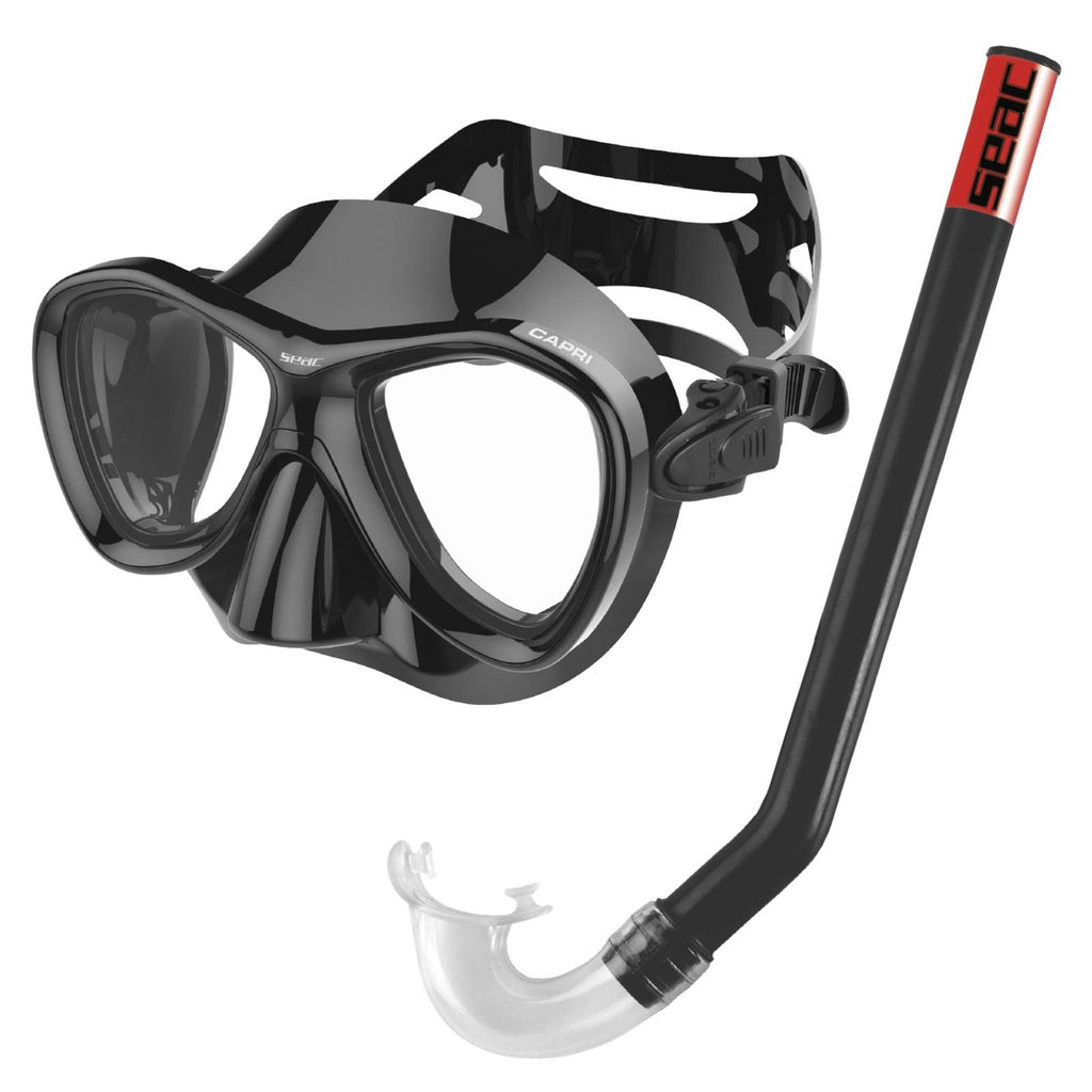 Set de Snorkel Capri Slt Z Grande Negro Seac 89-11N-SLT