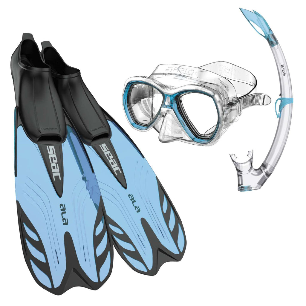 Kit de Snorkeling Tris Ala Aquamarine 36-37 Seac 89-25AZ-36-37