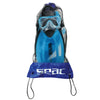 Set da Snorkeling Tris Sprint Dry Kids Blu 32-35 Seac 89-30B-32-35