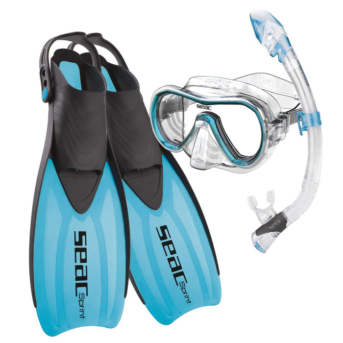 Kit de Snorkeling Tris Sprint Dry Bleu 39-41 Seac 89-30B-39-41