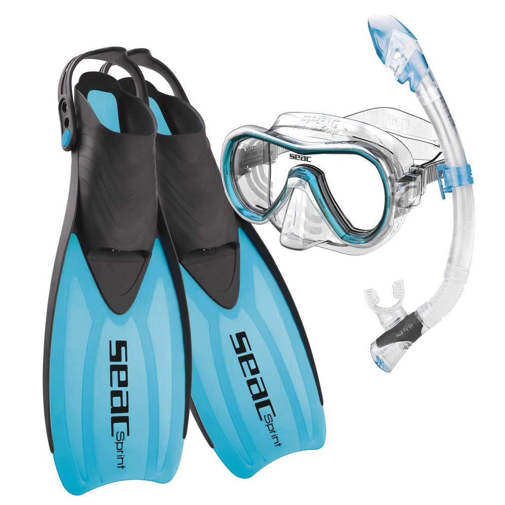 Kit de Snorkeling Tris Sprint Dry Bleu 42-44 Seac 89-30B-42-44