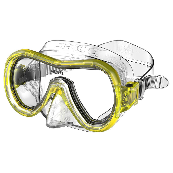 Snorkeling Set Panarea Md Clear-Yellow Seac 89-33Y
