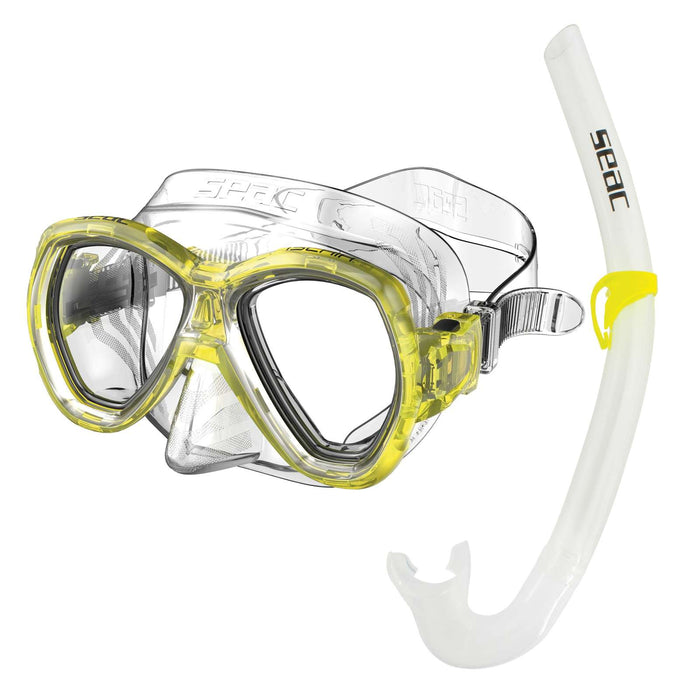 Set de snorkel Ischia Md Transparente-Amarillo Seac 89-34Y