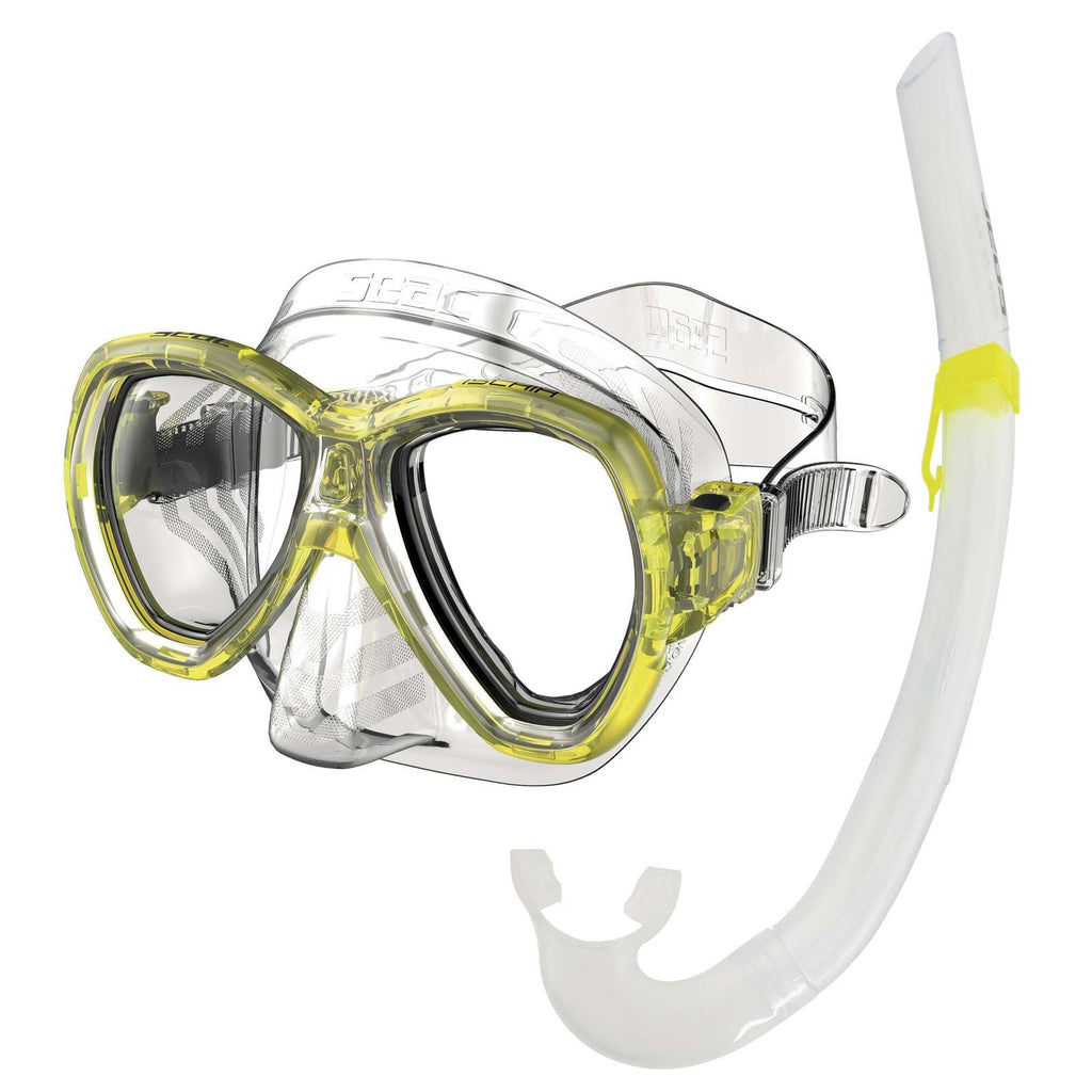Kit de snorkeling Ischia Transparent-Jaune Seac 89-41Y