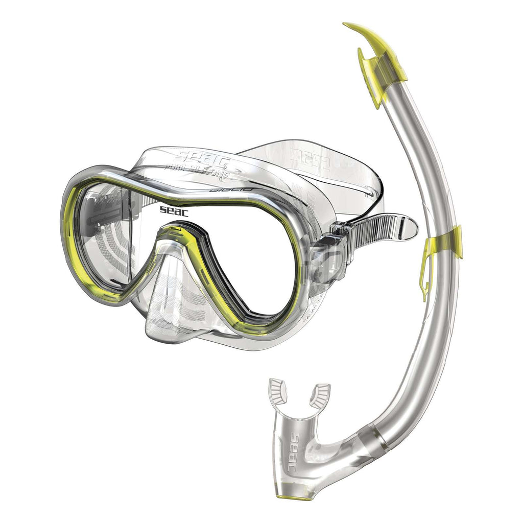 Set de snorkeling Giglio Fast Clear-Yellow Seac 89-71Y