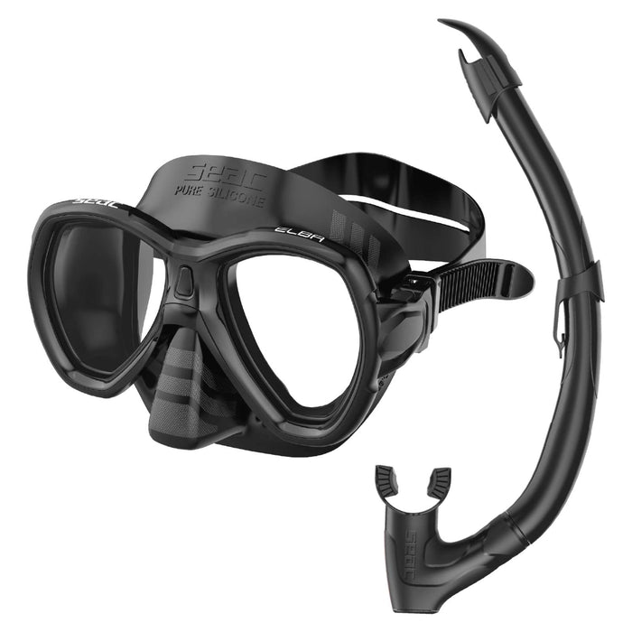 Kit de Snorkeling Elba Fast Noir Seac 89-93N