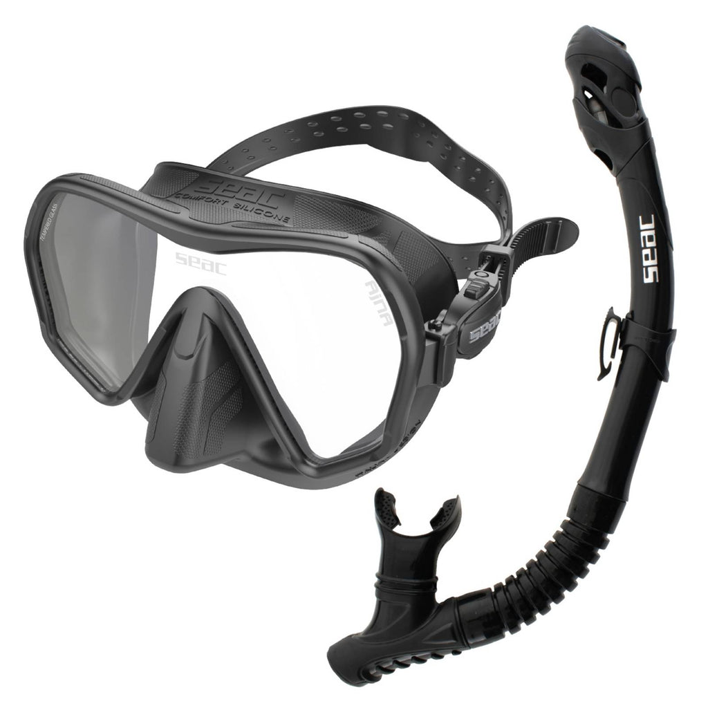 Set de Buceo Bis Ajna Reverse Dry Negro Seac 89-95N