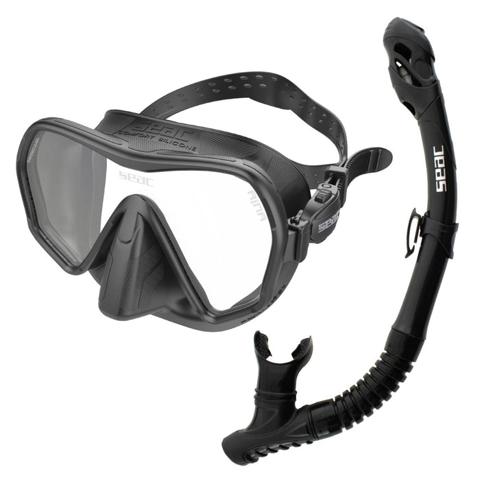 Set de Buceo Bis Ajna Reverse Dry Negro Seac 89-95N