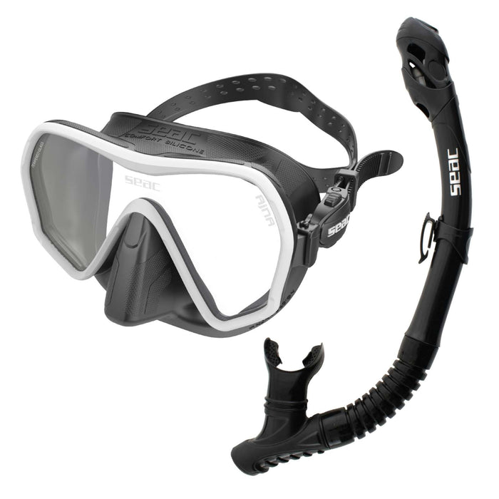 Set de Buceo Bis Ajna Reverse Dry Negro-Blanco Seac 89-95W