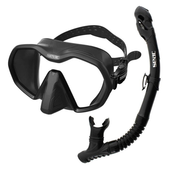 Set de Buceo Bis Icona Reverse Dry Negro Seac 89-96N