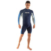Rash Guard Raa Long Evo Homme Bleu Foncé XS Seac 9316-01