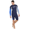Rash Guard Raa Long Evo Homme Bleu Foncé M Seac 9316-03