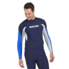 Rash Guard Raa Manga larga Evo Hombre Azul oscuro L Seac 9316-04