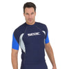 Rash Guard Raa Short Evo Hombre Azul Oscuro L Seac 9317-04