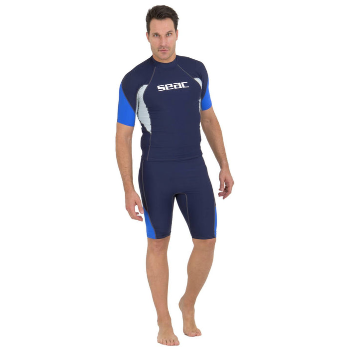 Rash Guard Raa Short Evo Man Dark-Blue XL Seac 9317-05