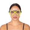 Maschera da Snorkeling Capri Slt Trasparente-Gialla Seac 9419Y