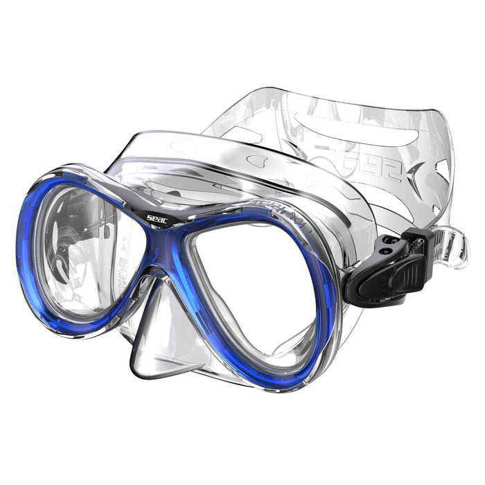 Maska do nurkowania Snorkeling Capri Md Clear-Blue Seac 9422B
