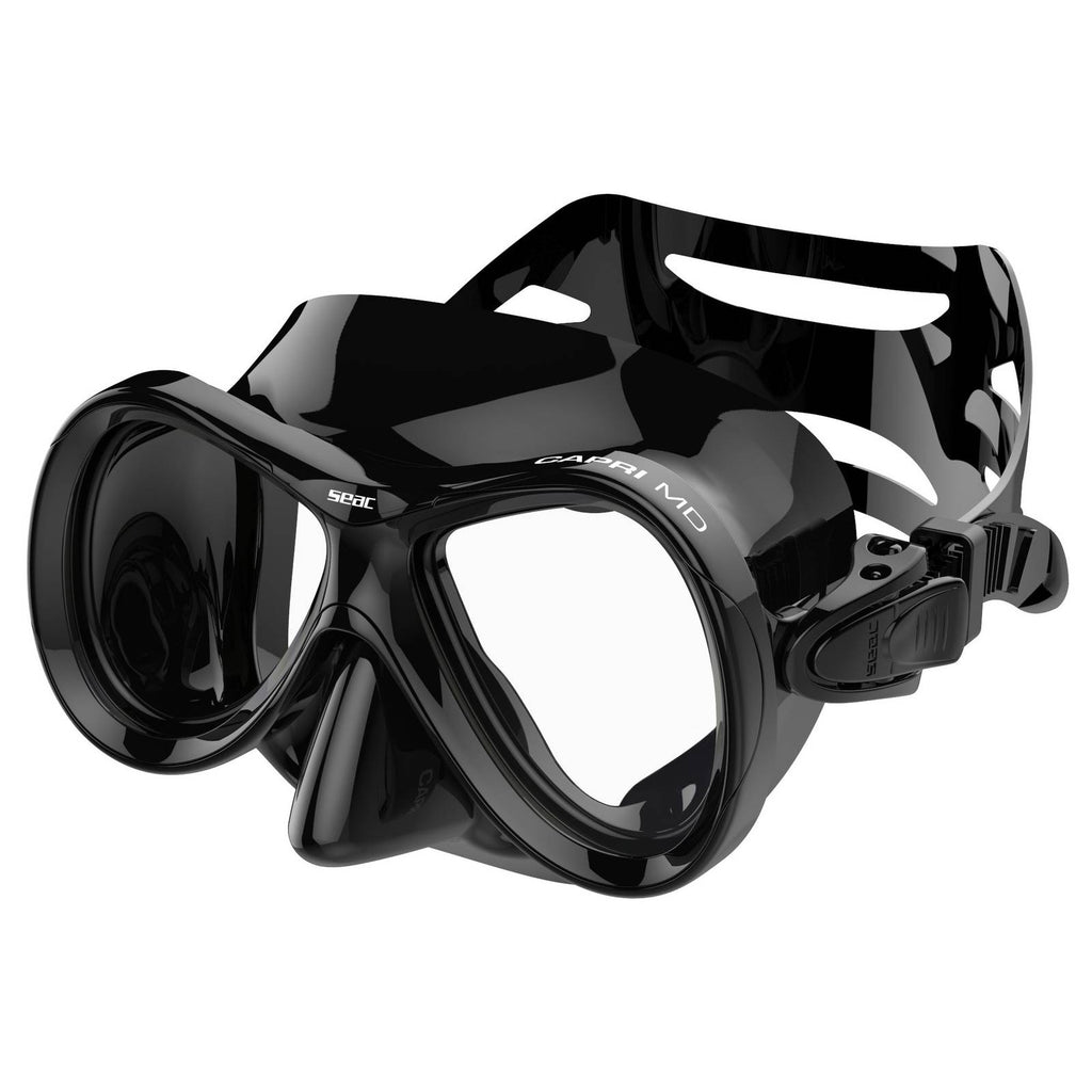 Snorkeling Mask Capri Md Black Seac 9423N