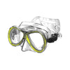 Snorkeling Mask Capri Md Clear-Yellow Seac 9424Y