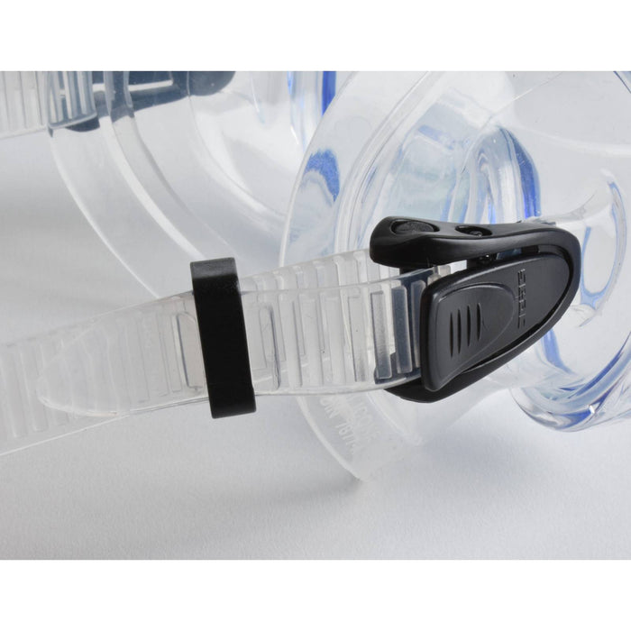 Masque de snorkeling Marina Enfants Transparent-Bleu Seac 9426B