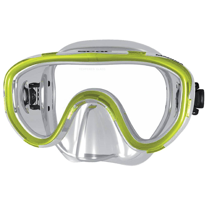 Masque de snorkeling Marina Enfants Transparent-Jaune Seac 9426Y