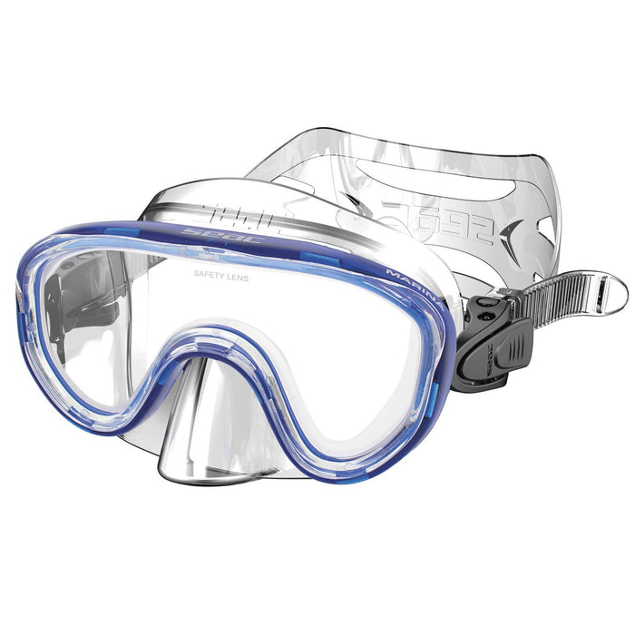 Masque de snorkeling Marina Enfants Slt Transparent-Bleu Seac 9428B