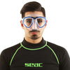 Máscara de Snorkel de Buceo Uno Claro Azul Oscuro Seac 9448B