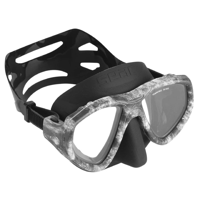 Maschera per apnea One Camo Nero-Grigio Seac 9449CG