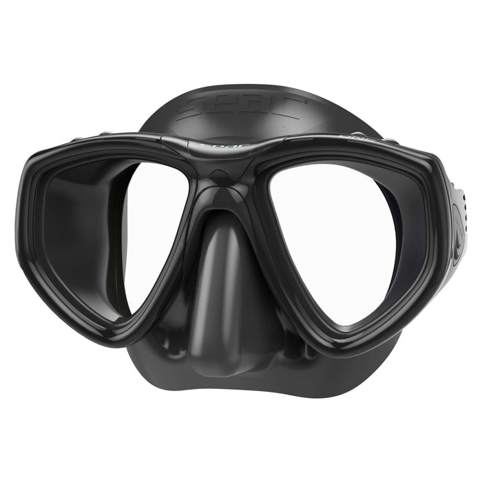 Máscara de Snorkel de Buceo Uno Negra Seac 9449N